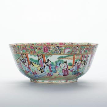 SKÅL, porslin, Kanton, 1800-tal.
