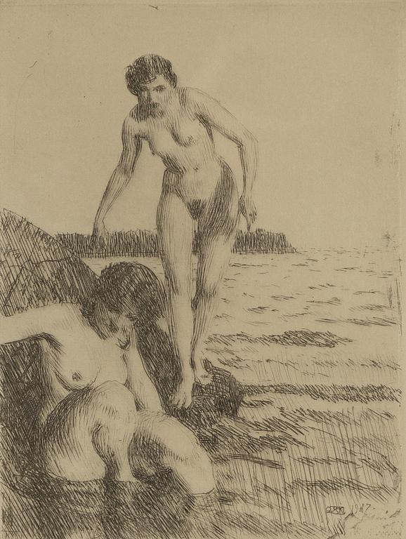 Anders Zorn, "På Hemsö".