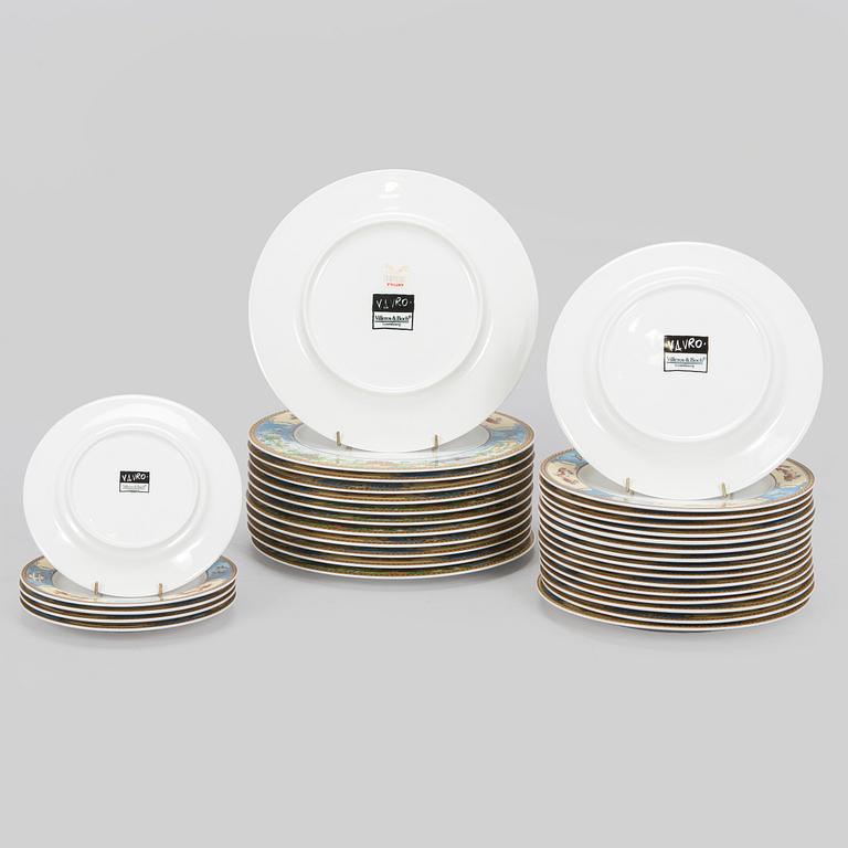 A 33-piece porcelain service,  "Paul Bocuse" design Vavro for Villeroy & Boch.