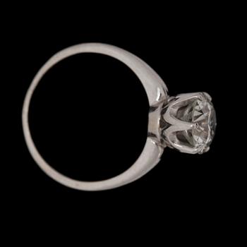 A brilliant-cut diamond ring, circa 1.75 cts.