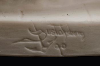 FIGURINER, 2 st, parian, Gustafsberg, tidigt 1900-tal.