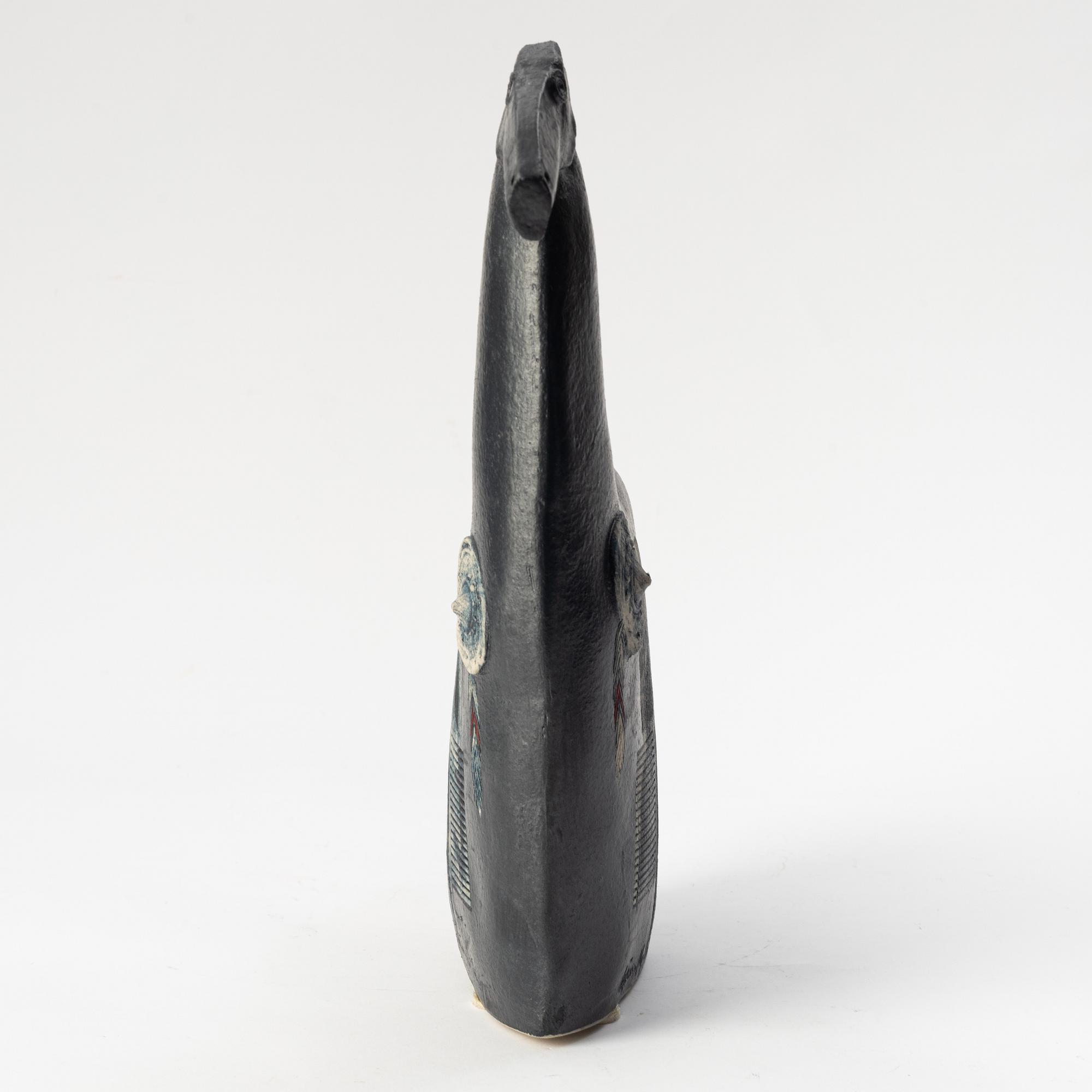 Björn Nyberg, a stoneware sculpture of a horse, signed.