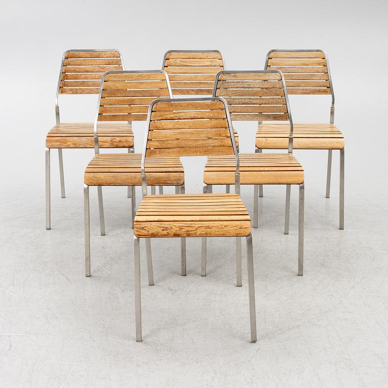Garden chairs, 6 pcs, contemporary.