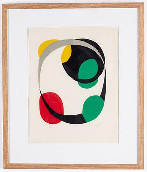 Pierre Olofsson, linocut, signed and numbered 86/90.