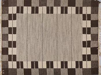 MATTA, rölakan, Klockaregårdens hemslöjd, signerad KH GR möjl Gunilla Rappe, 1900-talets andra hälft, ca 200 x 144 cm.
