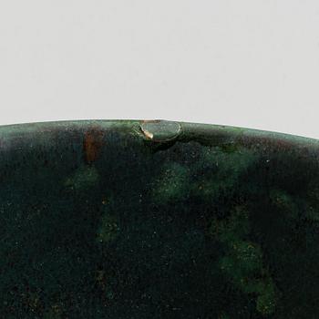 Hans Hedberg, a faience footed bowl, Biot, France.