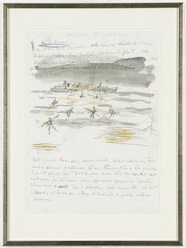 Gösta Werner, "Bärgning el sjöröveri".