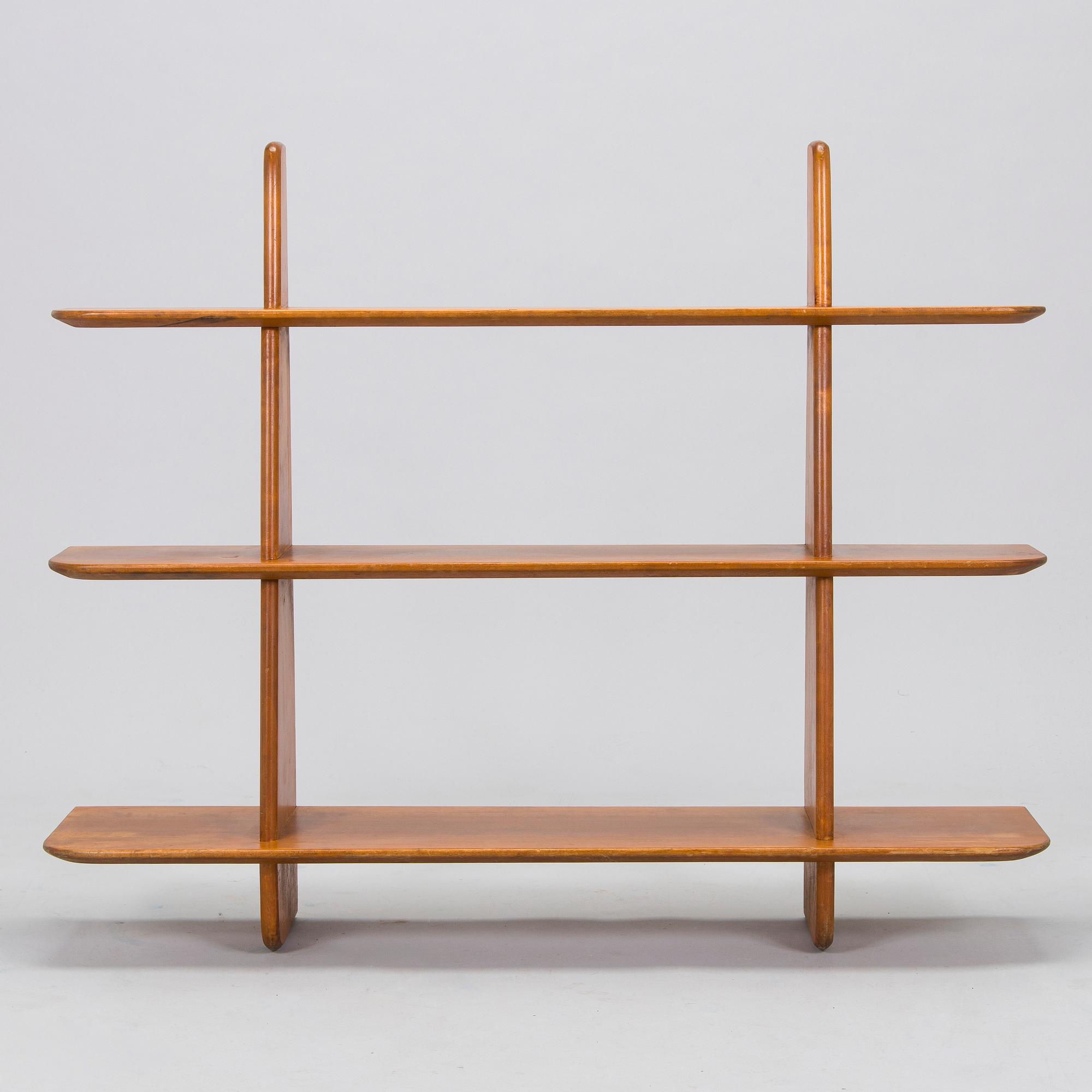 Ilmari Lappalainen, vägghylla /bokhylla "Leo", Asko 1900-talets mitt.