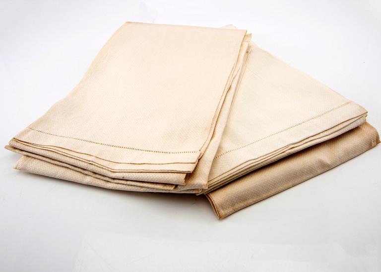 Towels, 10 pieces, circa 1900, linen, approximately 97x69 cm.