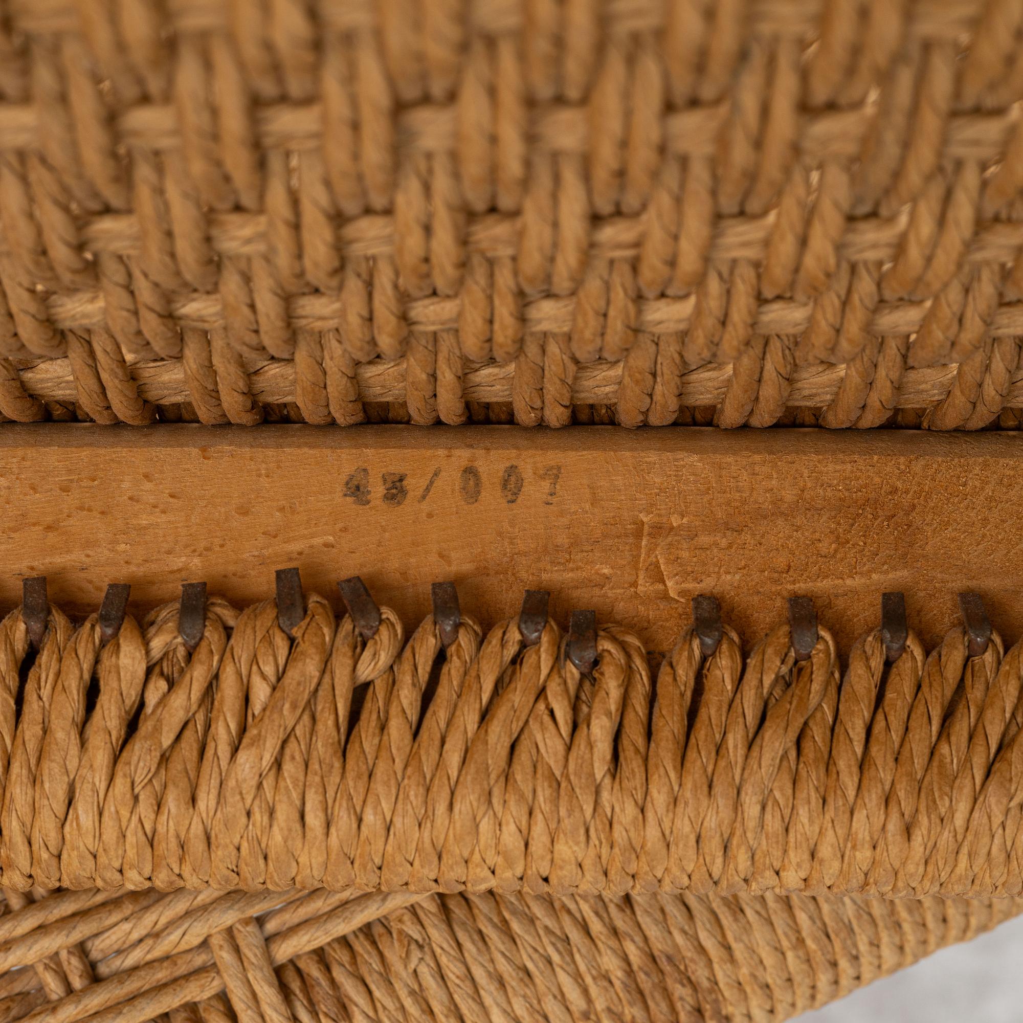 Niels Otto Møller, stolar, 6 st, modell 71, J.L. Møllers Møbelfabrik, Danmark, 1950/60-tal.