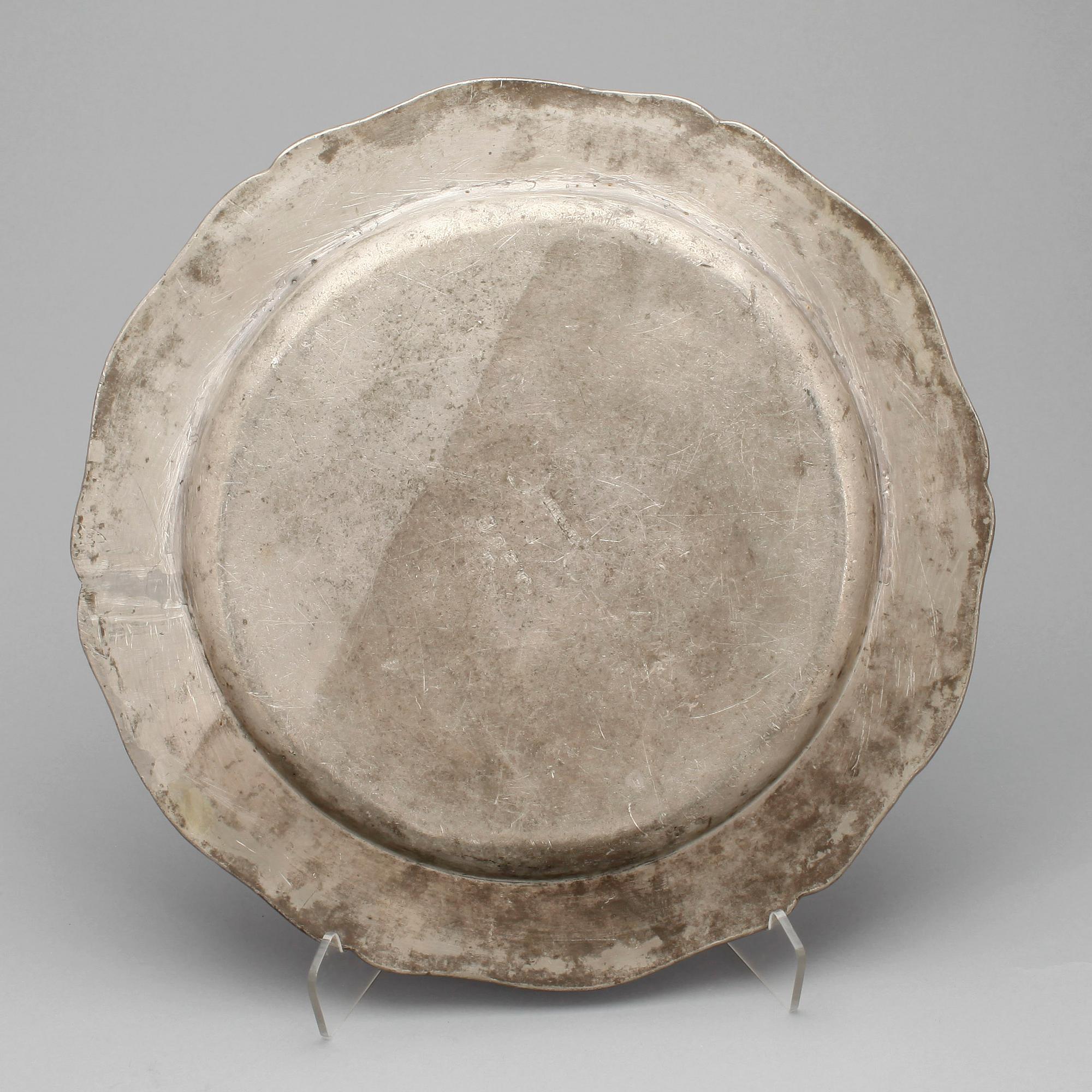 FAT, tenn, Rokoko, troligen Johan Petter Broman verksam 1779 - 1785, Vimmerby.