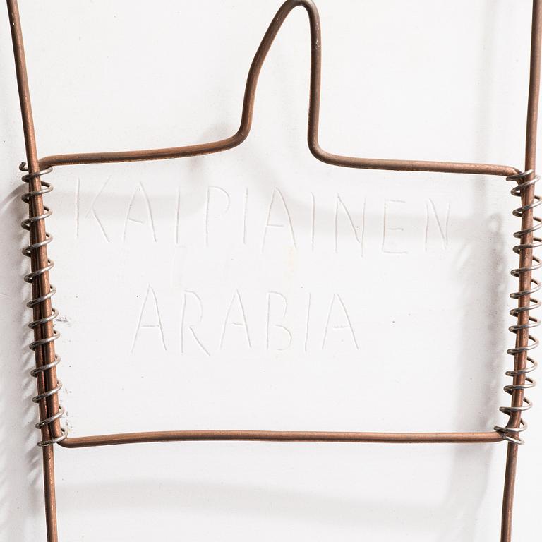 Birger Kaipiainen, dekorationsfat, stengods, signerad Kaipiainen Arabia.