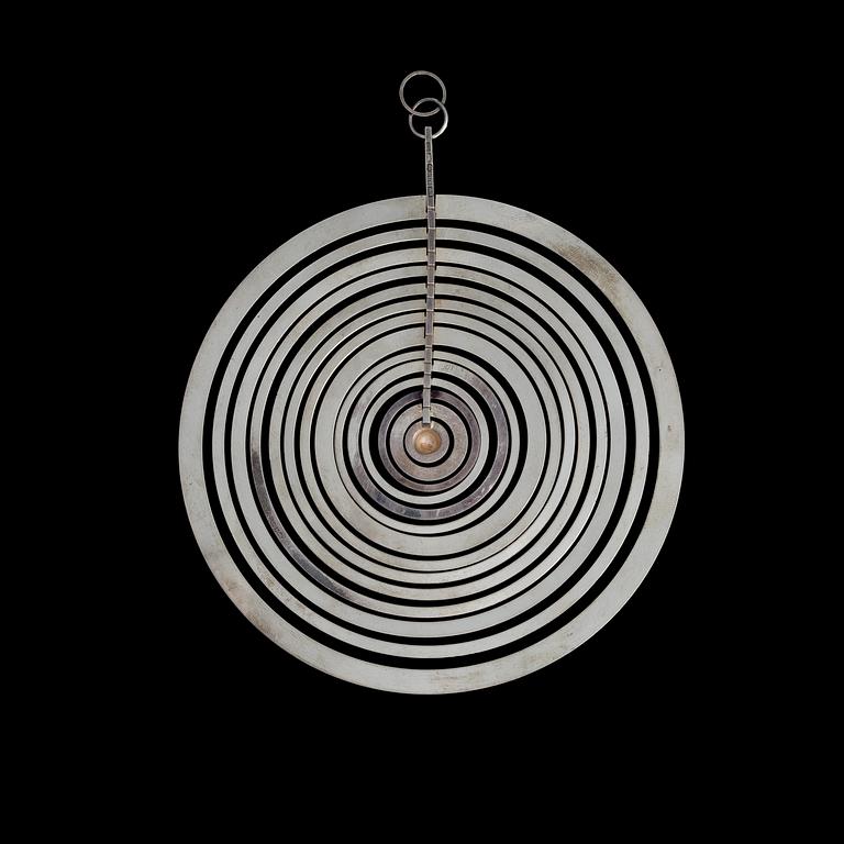 TAPIO WIRKKALA, A NECKLACE Hopeakuu, sterling silver, N. Westerback 1972.