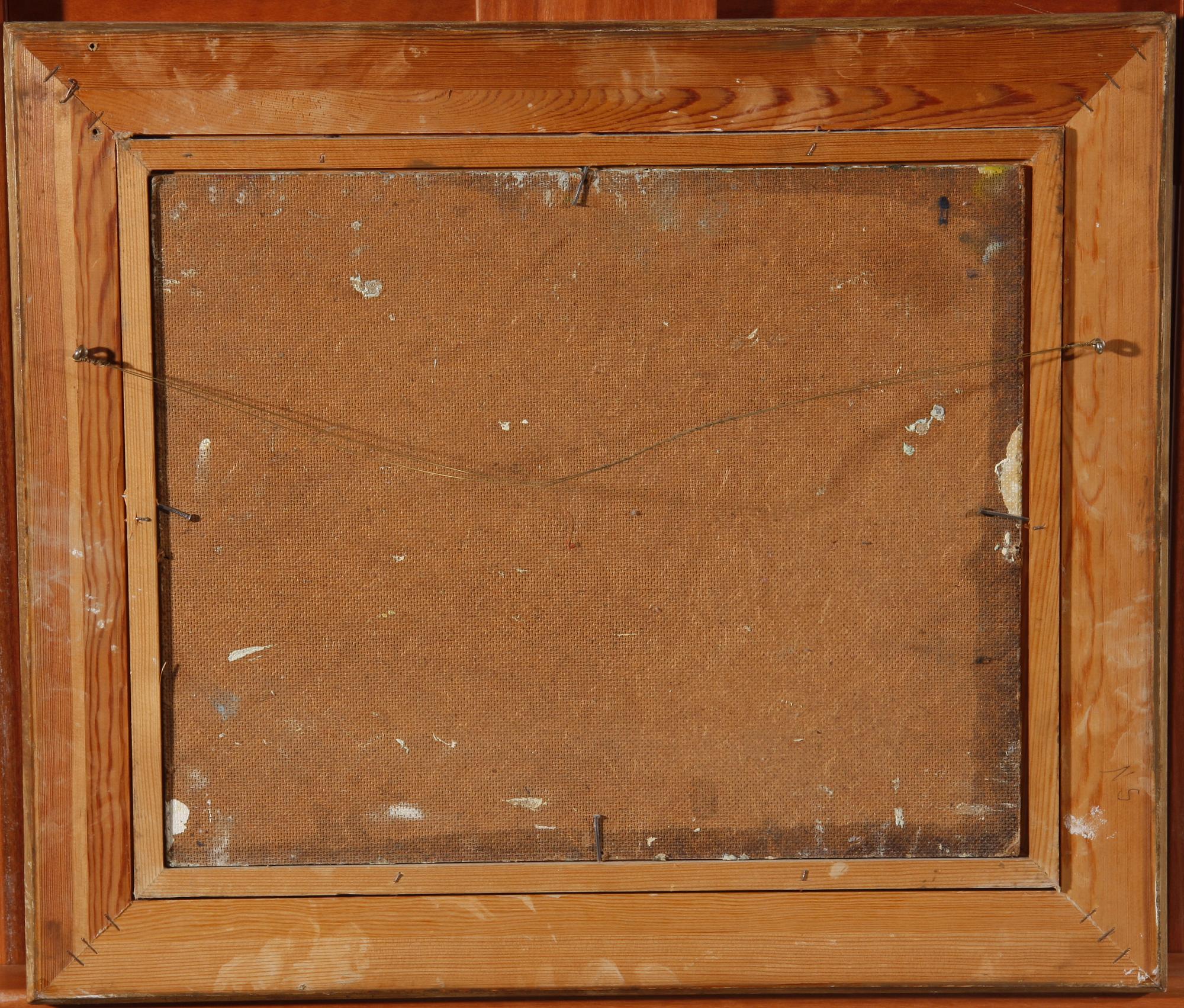 NORMAN, KNUT. Olja på duk. Sign.