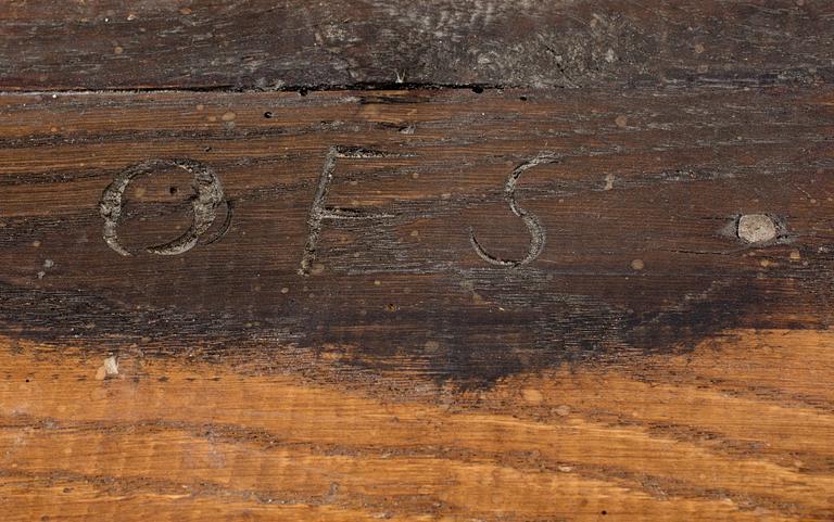 SKÅP, Sverige, barock, 1700-tal, märkt "OFS".