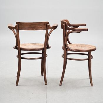 KARMSTOLAR, 4 st, Fischel, Tjeckoslovakien, 1900-talets början.