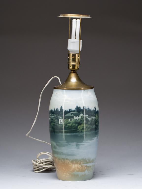 BORDSLAMPA, porslin. Rörstrand.