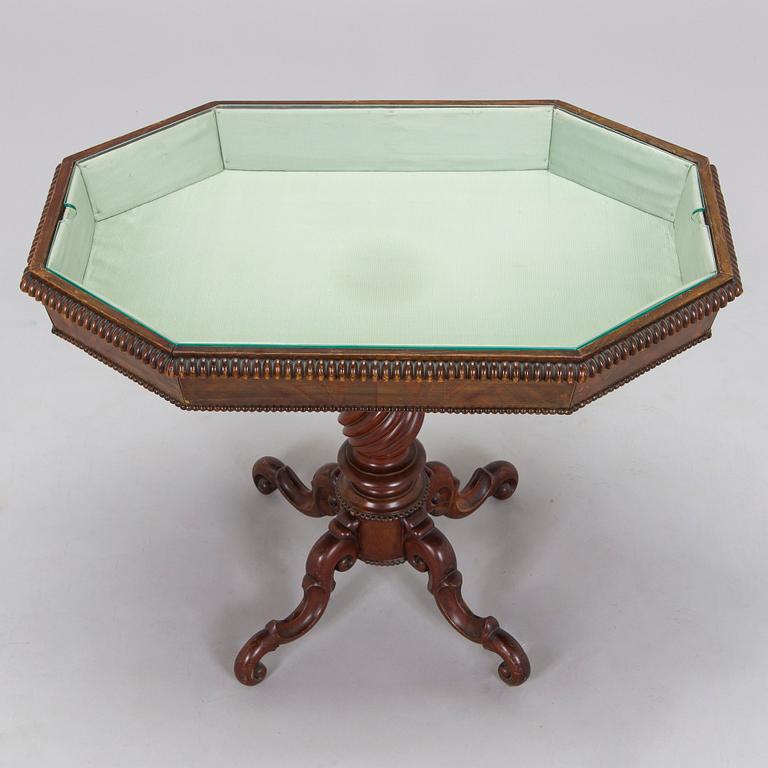 Display table, late 19th century.