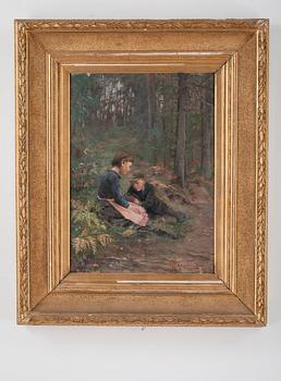 Elisabeth Warling, Children picking berries.
