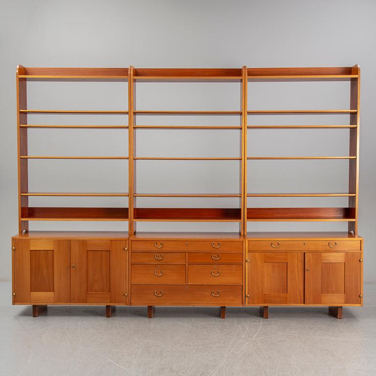 JOSEF FRANK, three model 2112 mahogany shelves, Svenskt Tenn, Sweden.