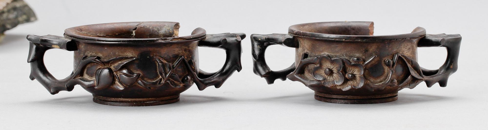 PARTI DIVERSE, 6 delar, Kina o Japan, 1800/1900-tal.