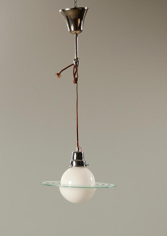 TAKLAMPA, saturnus-modell, 1900-talets slut, diam 30.