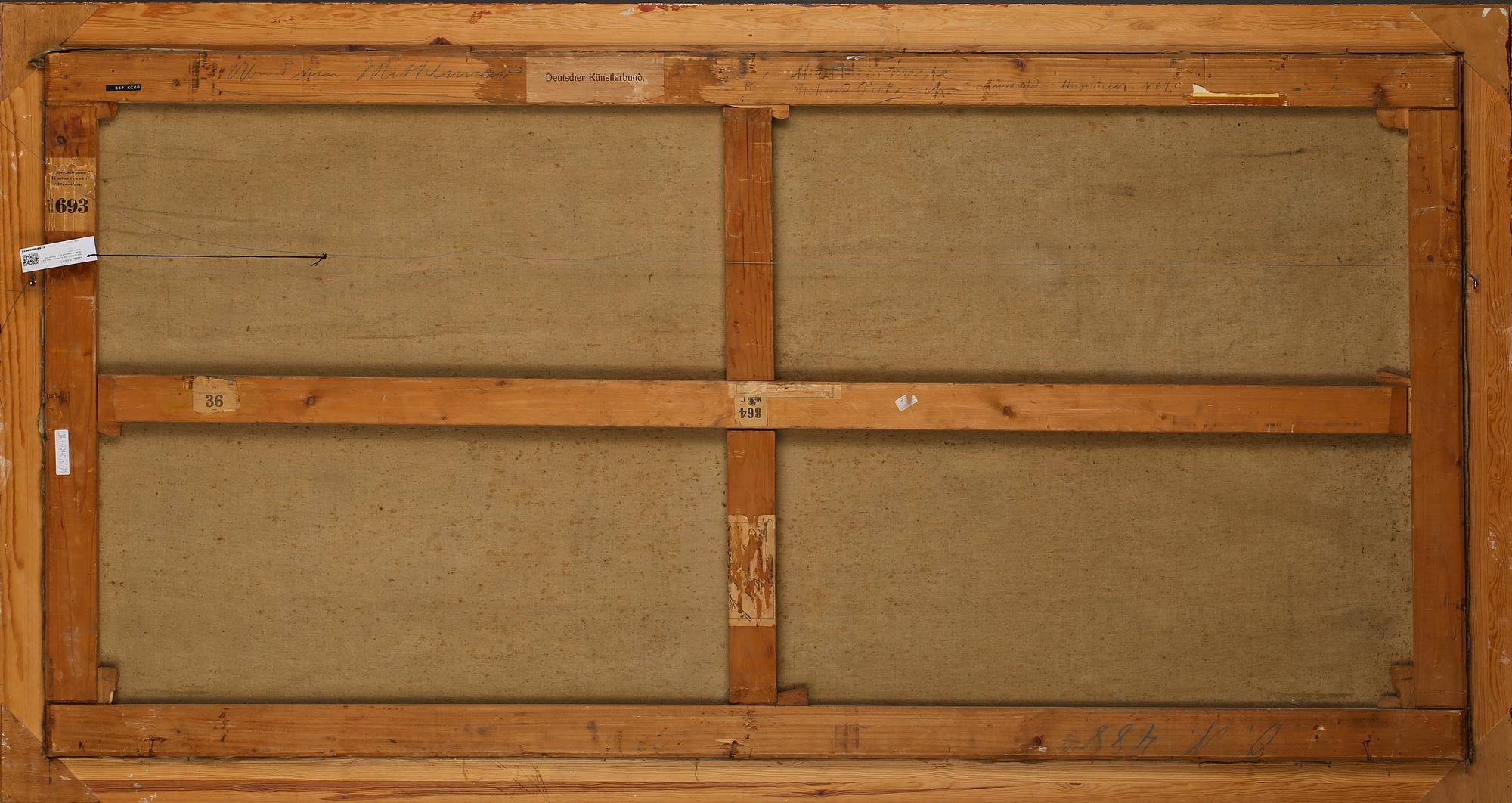 RICHARD PIETZSCH, olja på duk, signerad och daterad 1906.