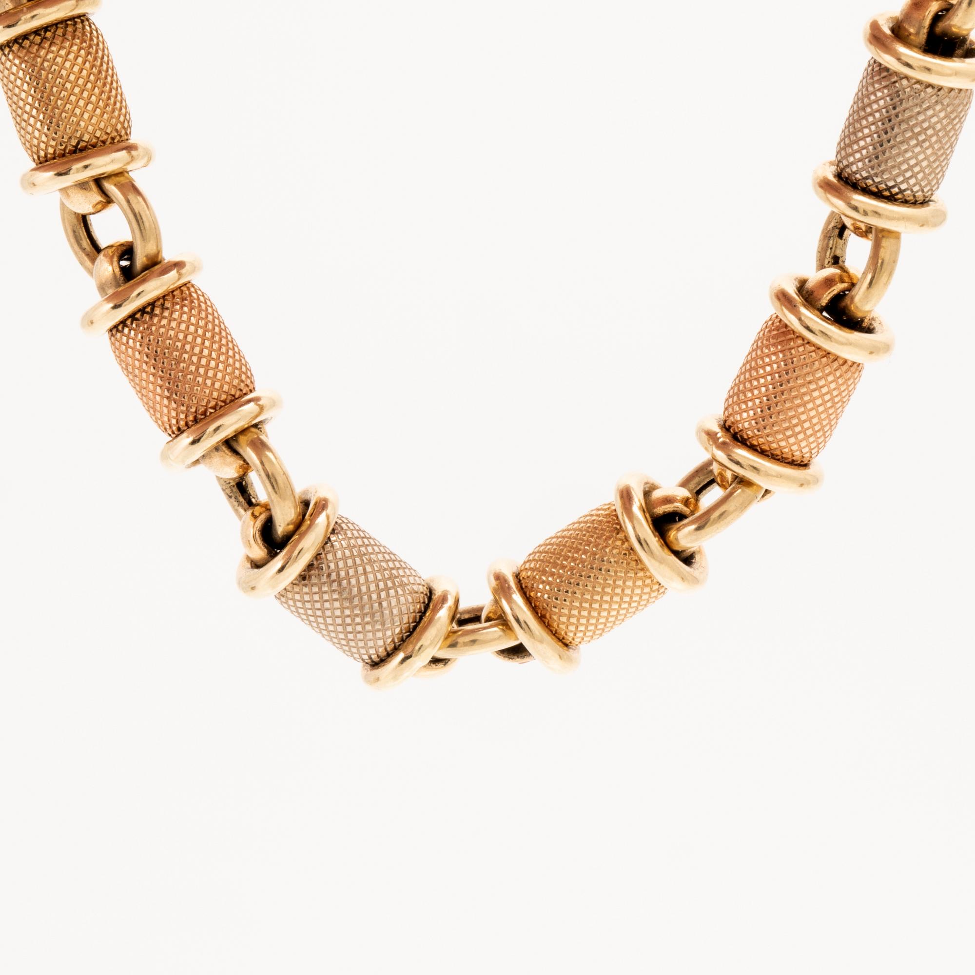 Armband 14K vitt, rosé och gult guld, Italien.