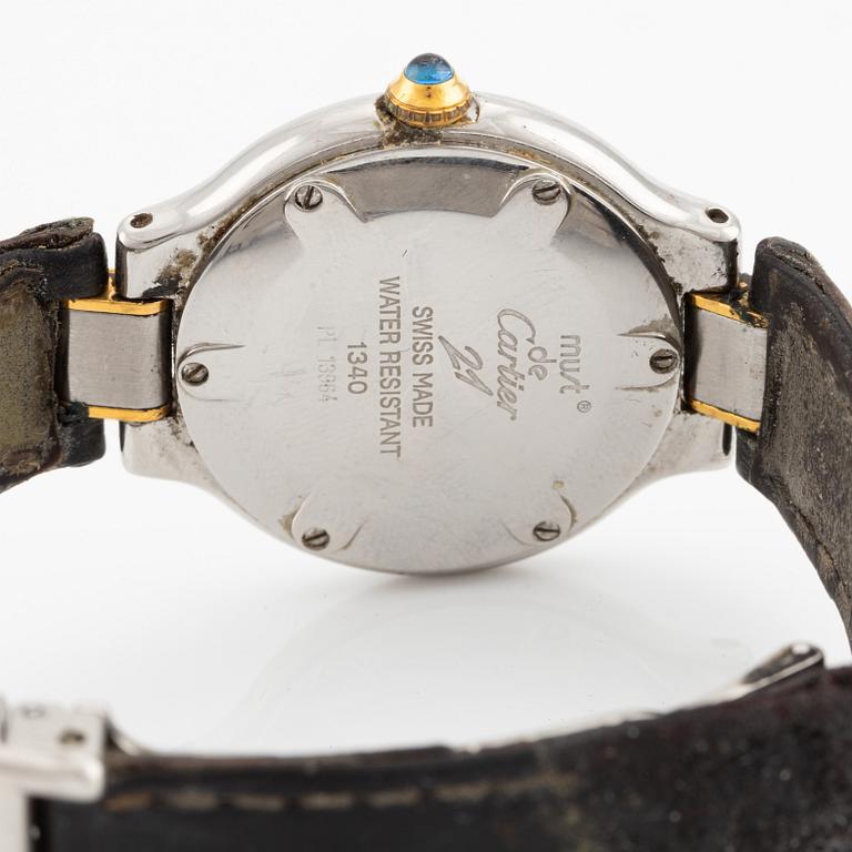 must de Cartier, Must 21, wristwatch, 28 mm.