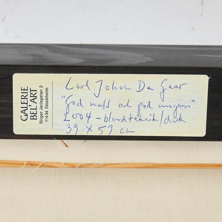 Carl Johan De Geer, "God natt och God morgon".