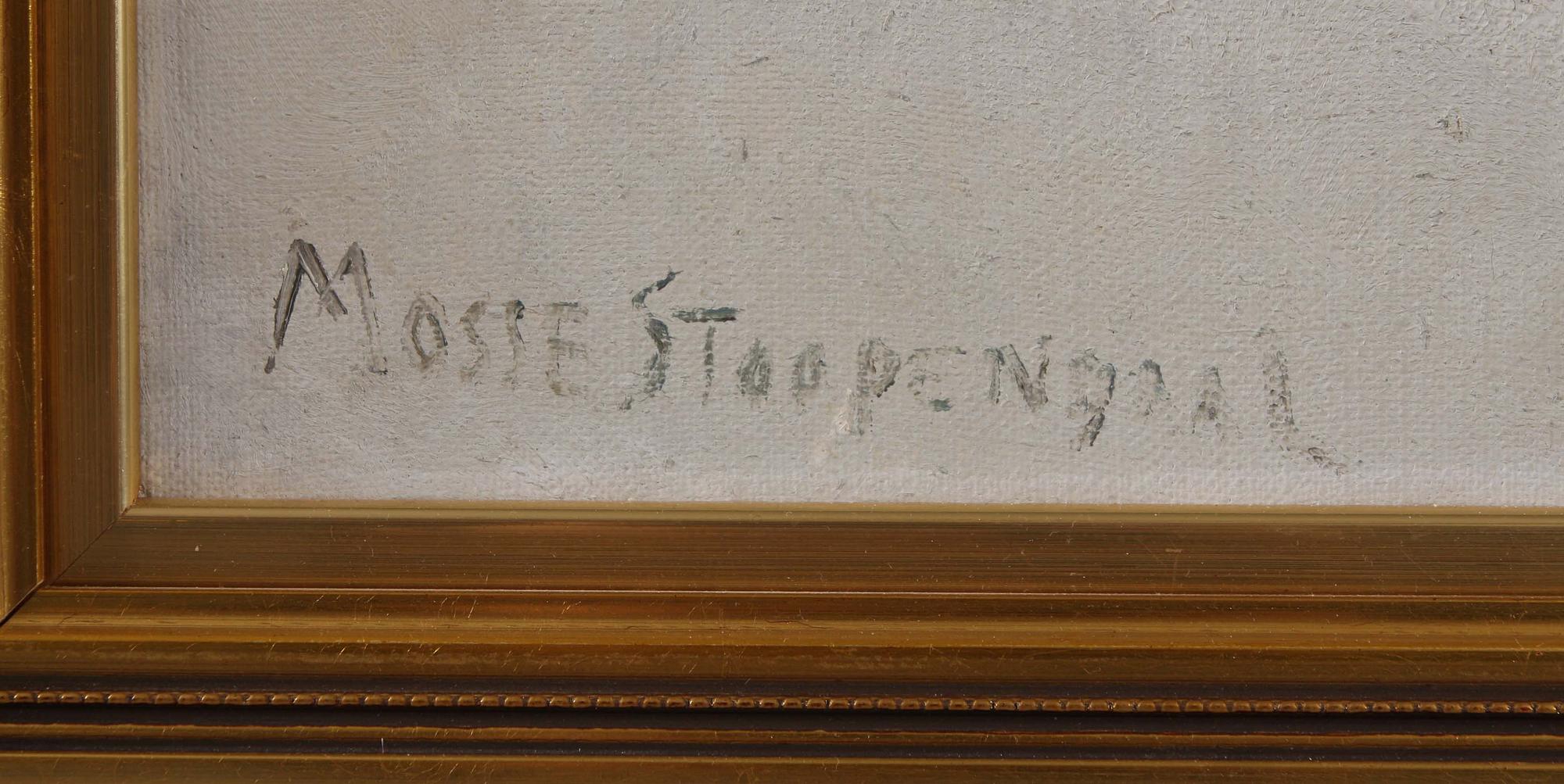 MOSSE STOOPENDAAL, olja på duk, sign.