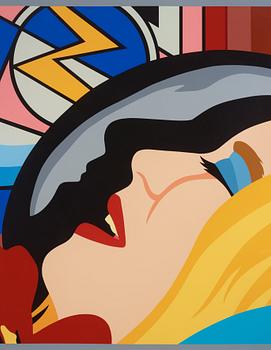 Tom Wesselmann, "Bedroom face with Lichtenstein".