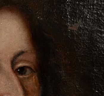 David Beck, after, "Dropping Christina" (1626-1689), 18th century.