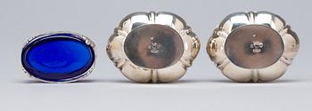 SALTKAR, 2+1 st. Silver. 1900-talets första hälft.