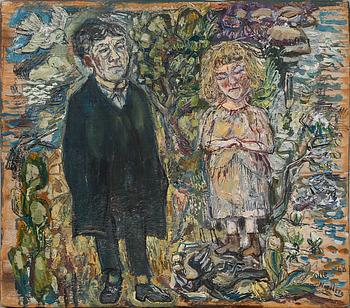 OLLE NORDBERG, olja på pannå, signerad och daterad 68.