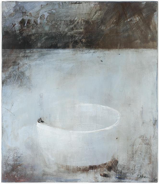 BODIL HEDLUND, olja på duk. Signerad.