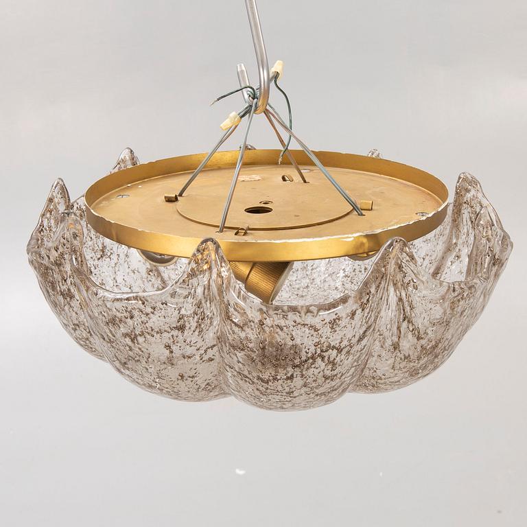 Ceiling lamp, Kaiser Leuchten, label marked, 1970s-80s.