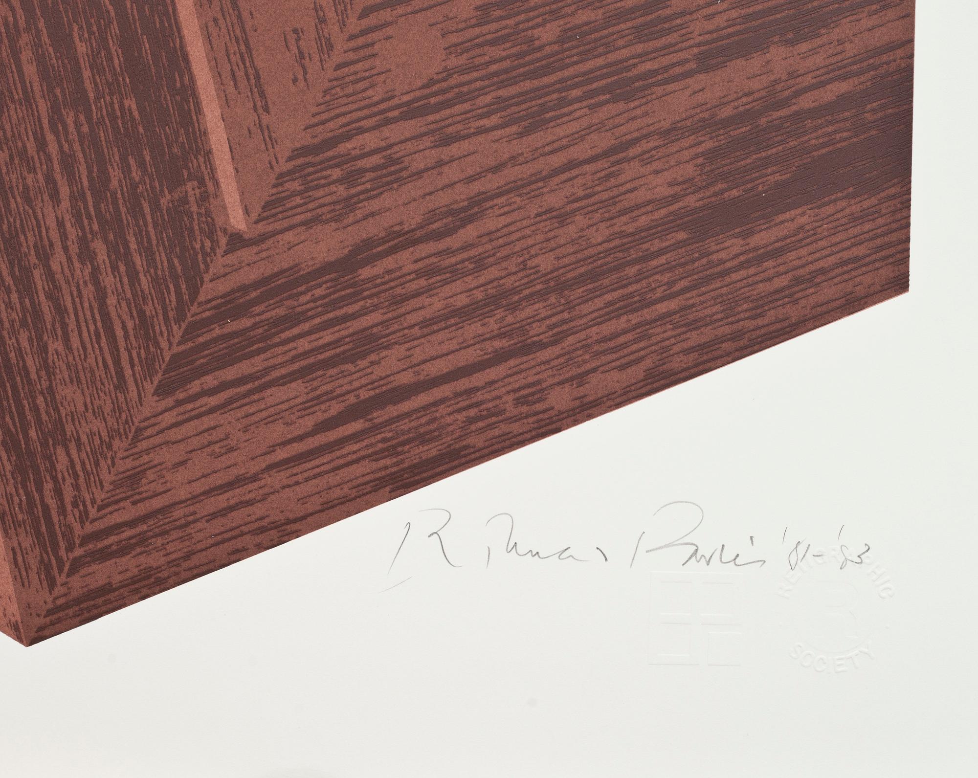 RICHARD DAVIES, färgserigrafi, signerad och numrerad 130/175, daterad 81-83.