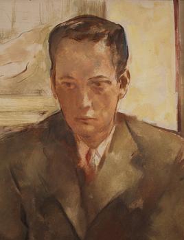 Lotte Laserstein, Young Man in Suit.