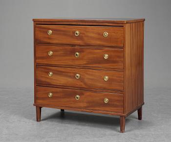 654. SKRIVBYRÅ, av Dreessen, Karlskrona 1802. Sengustaviansk.