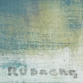 GUSTAV RUDBERG, olja på duk sign.