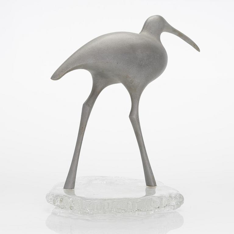 Tapio Wirkkala, skulptur, "Suokurppa" (Beckasin),  TW 513, signerad och stämplad.