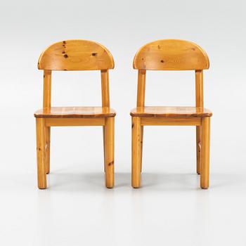 Rainer Daumiller, a set of 6 pine chairs, Denmark, late 20th century.