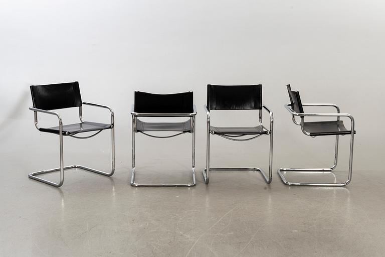 A Set of six armchairs later part of the 20th century.