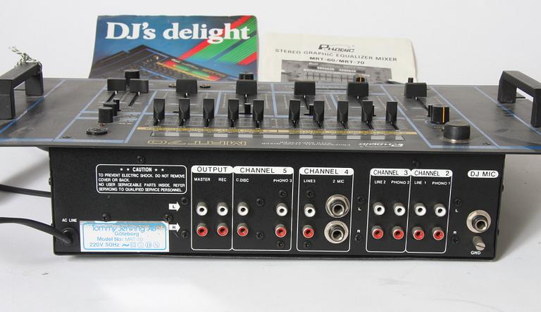 MIXER, Phonic MRT-70 discomixer.