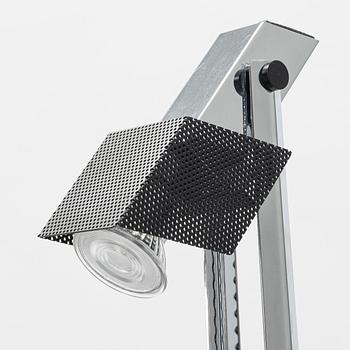 A chromed 'Quattro" floor lamp, Örsjö Belysning, Sweden, late 20th century.