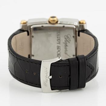 Chopard, Happy Sport Square, wristwatch, 35.5 mm.