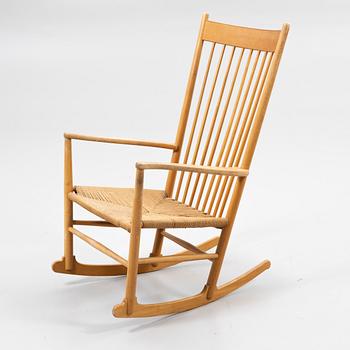 Hans J. Wegner, Rocking chair, "J 16", Denmark, late 20th century.