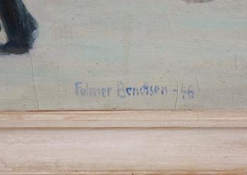 BENDTSEN, FOLMER. Olja på duk, sign. o dat -46.