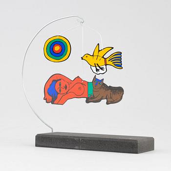 Beverloo Corneille, mobile/sculpture, signed and dated 2004, numbered 94/600.